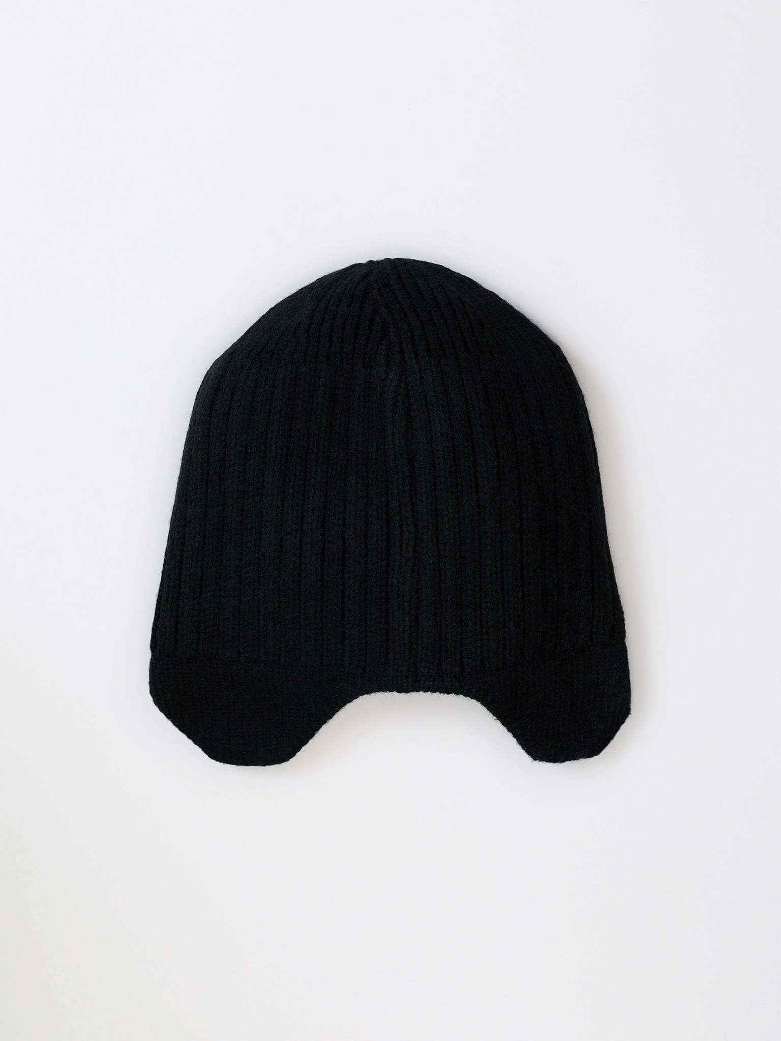 Шапка-ушанка из шерсти с акрилом с отворотом в ассортименте